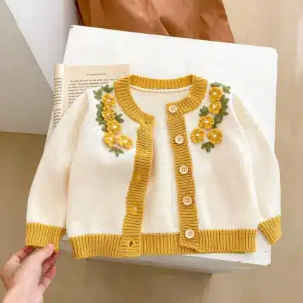 Warm Knitted Cardigan For Kids